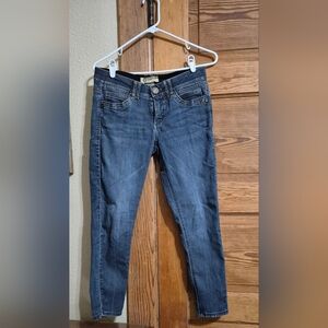 Democracy Jeans Women's 4 AB Technology Skinny Dark Blue Denim Stretch Jeans